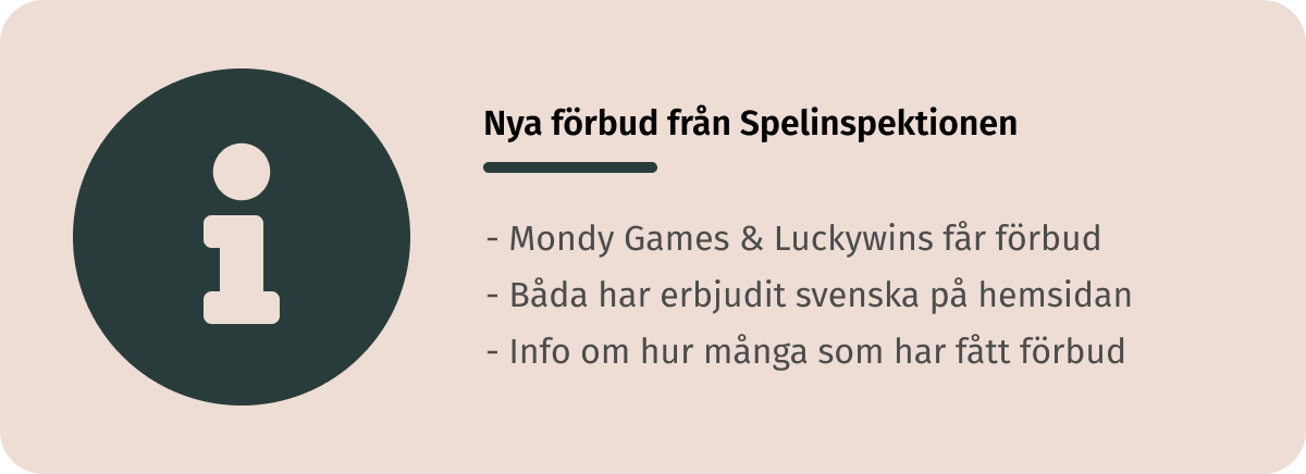 spelinspektionen förbjuder spelbolag