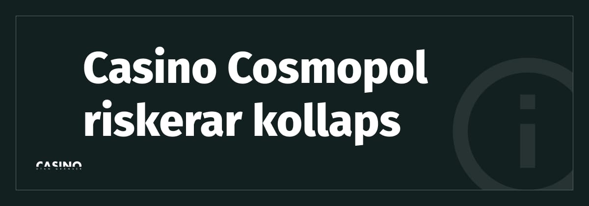 casino cosmopol förlorar pengar