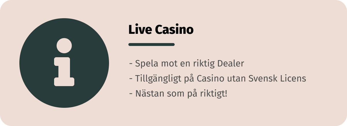 live casino spel