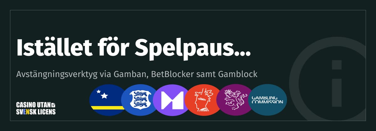 utländska casino alternativ till spelpaus